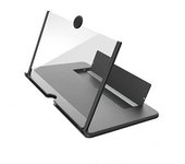 New 12 inch 3D Screen Amplifier HD Mobile Phone Screen Video Magnifier For Smartphone Holder Enlarged Screen Phone Stand Bracket