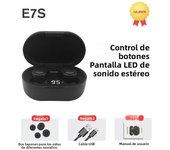 E7S TWS Fone Bluetooth Earphones 5.2 Wireless Headphones Noise Cancelling Earbuds with Mic Wireless Bluetooth Headset for Xiaomi