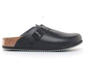 Birkenstock - Boston cuero negro 060196