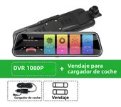 10 Inch 4K Car Mirror DVR For Universal Car Touch Screen Video Recorder Rearview 2160P Front Mirror Dash Cam & 1080P Rear Camera