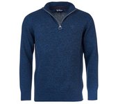 Barbour Essential Lambswool Half Zip Navy Mix