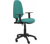Piqueras Y Crespo Silla de Oficina Ergonómica BALI Turquesa con Brazos Regulables