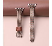 Slim leather strap compatible with Apple Watch Series SE 987654321 Ultra, 38/40/41MM iWatch Fashion Women's Replacement Band