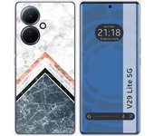 Funda Silicona para Vivo V29 Lite 5G diseño Mármol 05 Dibujos