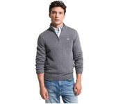Jersei Gant Casual Cotton Half Zip