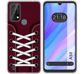 Funda Silicona Transparente para Blackview A50 diseño Zapatillas 17 Dibujos