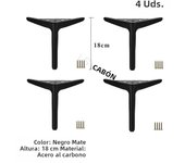 4PCS Metal Furniture Legs TV Cabinet Bed Coffee Table Leg Black Gold Silver Desk Stool Chair Foot Sofa  Hardware Replacement Leg