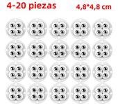 4-20Pcs Self Adhesive Caster Mini Swivel Wheels Stainless Steel Universal Wheel 360° Rotation Pulley for Furniture Trash Can