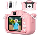 Cámara Digital para Niños con Tarjeta SD de 32GB Regalo para Niñas y Niños de 3-12 Años Juguete con Función de Fotografía y Video