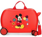 Disney Maleta Correpasillos ABS Rígida Enjoy The Day Rojo