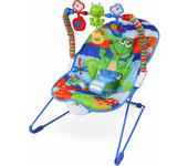 Mobiclinic Hamaca bebé Arco Interactivo Reclinable Con Arnés Vibración Música Multicolor Flash