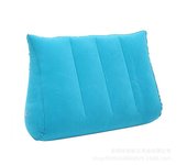 Cojín inflable de PVC, almohada de felpa para las piernas, portátil y lavable, no requiere energía, duradero y fácil de limpiar.