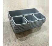 Organizador Ajustable De Cajones 8 Piezas Set Cajas De Almacenamiento Para Maquillaje Cosméticos Joyería Y Cocina Armaria De Baño