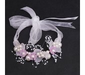 ZAKOL Sweet Romantic Bridal Pearl Flower Hair Headdress Garland Headband Wedding Jewelry Gift