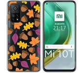 Tumundosmartphone Funda Gel Transparente para Xiaomi Mi 10T / 10T Pro diseño Otoño Dibujos
