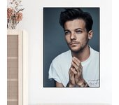 L-Louis Singer T-Tomlinsons Poster Fancy Wall Sticker for Living Room Bar Vintage Decorative Painting Middle