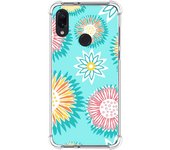 Funda Silicona Antigolpes para Xiaomi Redmi Note 7 diseño Flores 05 Dibujos