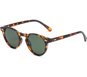 Gafas de sol polarizadas clásicas para mujer y hombre, gafas de sol redondas de diseñador de marca de lujo Vintage, gafas de sol de moda Retro con remaches, gafas de conducción de estilo lentes niña vasos Venta al por
