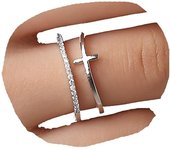 Juego de anillos de Plata