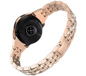 20MM Bling Strap For Samsung galaxy watch 3 4 5 6 Active 2 40mm 44mm Stainless Steel Bracelet For galaxy watch 4 6 Classic