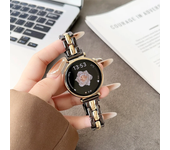 18mm 20mm 22mm Metal Chain Band for Huawei GT4 41mm Women Bracelet for Samsung Galaxy 7/5/6 44mm 40mm galaxy watch FE active 1/2