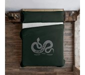 BL BELUM  Funda nórdica Harry Potter, Funda nórdica con botones 100% algodón modelo Slytherin Values - Funda Nórdica Extrasuave - Funda Nórdica 100% Made in Spain