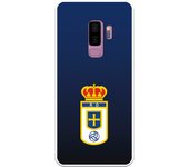 Funda original compatible con Samsung Galaxy S9 Plus | Real Oviedo Escudo Fondo degradado | TPU MATE