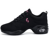 Breathable shoes with platform air cushioning, suitable for women, dance and jazz sports shoes, fashionable 1 3 2