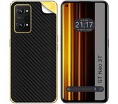 Tumundosmartphone Pegatina Vinilo Autoadhesiva Textura Carbono para Realme GT Neo 3T 5G - Estuche Móvil