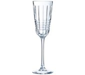 Cristal D'arques Rendez-Vous - Juego de 6 Copas Flauta de Cristalín 17CL - Transparente Brillante - Reciclable