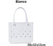 Large Boggs Beach Bag Summer EVA Beach Basket Women Picnic Tote Bag Holes Waterproof Handbag Pouch Shopping Shoulder Bag