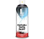 Pintura en Spray 1st Edition 520cc / 300ml Mate Negro Absoluto Ref 641 - Alta Calidad