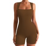 Women's Backless Sleeveless Bodycon Streetwear Romper Playsuit One Piece Fashion Fitness Yoga Quick Drying Breathable Jumpsuits
