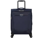 Maleta de Cabina American Tourister SummerRide Spinner 55cm/ 55x40x23cm/ 4 Ruedas/ Azul Marino