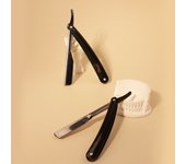1/2pcs straight edge shaver high-end salon folding men's manual shaver，Special for real hair wigs