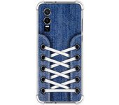 Funda Silicona Antigolpes para Vivo Y76 5G diseño Zapatillas 01 Dibujos