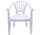 C.A - Silla de plástico para niños, ideal para jardín, terraza, patio y camping - Altura Total 49.5 cm