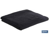 Cofan Toalla de Baño Modelo Brillante Negro 580 G/m² 100 X 150 Cm