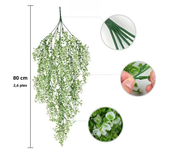 80CM Artificial Plant Vine Hanging Plastic Fake Plant Green Garland for Home Room Decor Garden Wedding Decoration Outdoor Decor