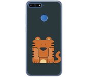 Tumundosmartphone Funda Gel Tpu para Huawei Honor 7A / Y6 2018 Diseño Tigre Dibujos