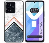 Funda Silicona para Vivo Y35 / Y22s diseño Mármol 05 Dibujos