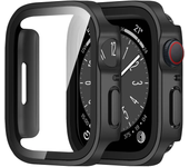 2PCS Waterproof Case for Apple Watch 7 8 9 45mm 41mm-44-40mm Bumper Screen Protector 2 PACK Edge Cover iWatch 5 SE 6 Accessories