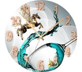 Creative Mute Quartz Wall Clock: Home Office Decoration