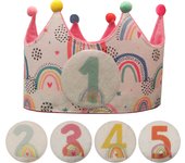 Corona de Cumpleaños Anak-Anak de 1-5 Años