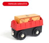 Magnetic Wood Train Toys Wooden Train Accessories Anime James Locomotive Model Car Toy for All Brands Tracks Kid Christmas Gifts