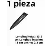3.5/5/6/7/8 Inch Kitchen Knife Sheath Black Plastic Knife Covers Knife Blade Protector Cover Edge Guards Case Kitchen Accessorie