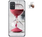 Tumundosmartphone Funda Gel Tpu para Samsung Galaxy A71 5G diseño Reloj Dibujos