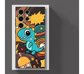 Case for Samsung Galaxy S24 Ultra S25 Plus S23 5G S22 FE S21 S20 S25+ S24+ S23+ Silicone Funda Phone Cover Cartoon Astronaut