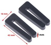 2Sets Ceiling Fan Blade Balancing Kit Balance Clamp 5GM Weight Fan Balancing