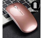 Ratón inalámbrico compatible con Bluetooth, 2,4 GHz, 1600DPI, recargable por USB, luz RGB, portátil, ordenador portátil, PC, Macbook, Juego